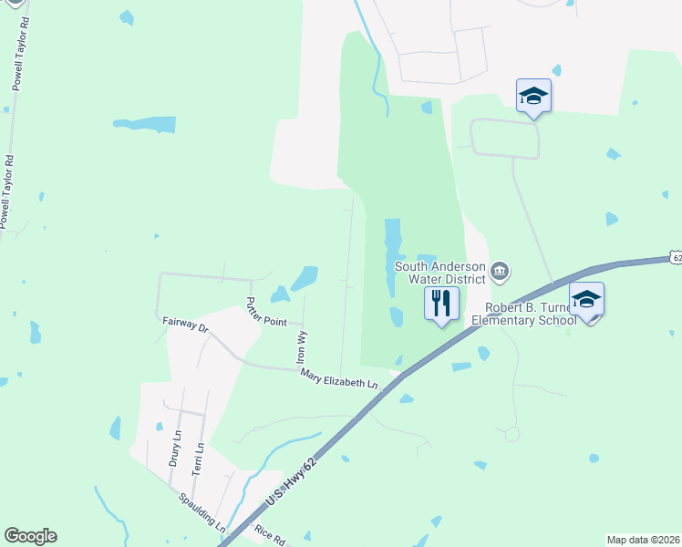map of restaurants, bars, coffee shops, grocery stores, and more near 1073 Hazel Drive in Lawrenceburg