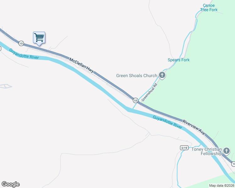 map of restaurants, bars, coffee shops, grocery stores, and more near 509 McClellan Highway in Harts