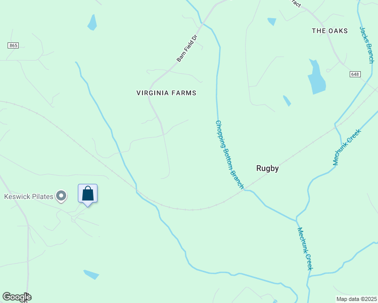 map of restaurants, bars, coffee shops, grocery stores, and more near 4775 Barn Field Drive in Keswick