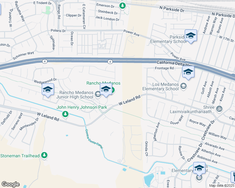 map of restaurants, bars, coffee shops, grocery stores, and more near 2301 Range Road in Pittsburg
