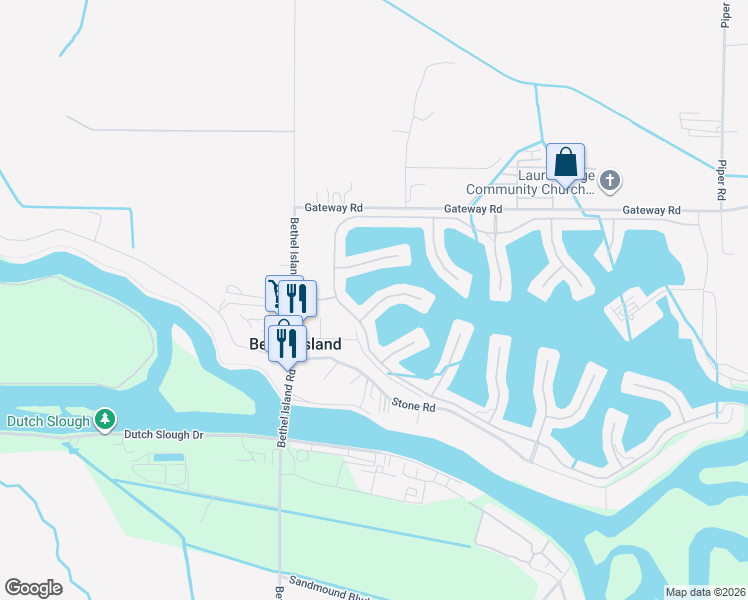 map of restaurants, bars, coffee shops, grocery stores, and more near 419 Halcyon Place in Bethel Island