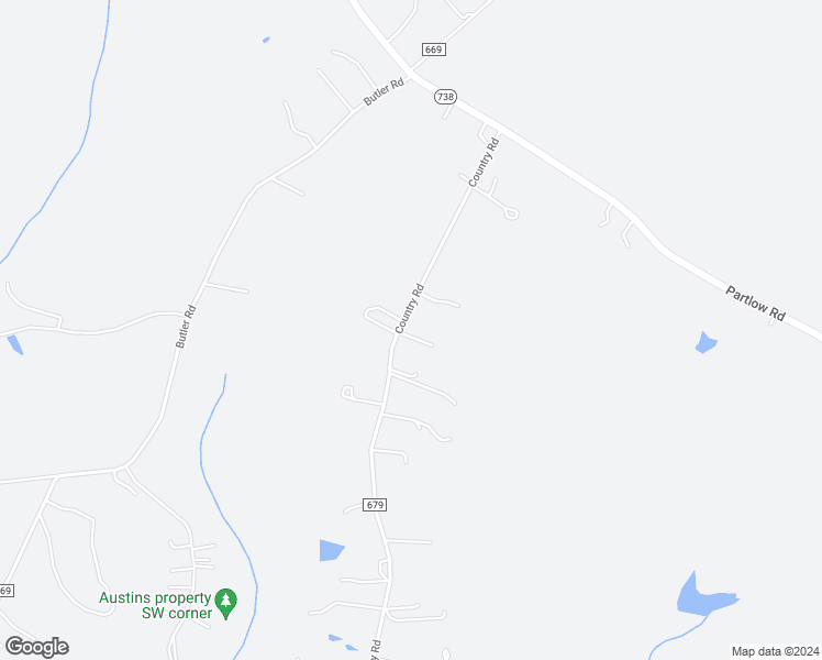 map of restaurants, bars, coffee shops, grocery stores, and more near 2029 Country Road in Beaverdam