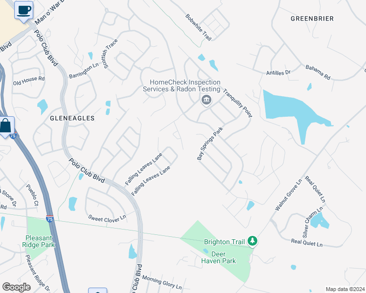 map of restaurants, bars, coffee shops, grocery stores, and more near 3291 Alcott Place in Lexington