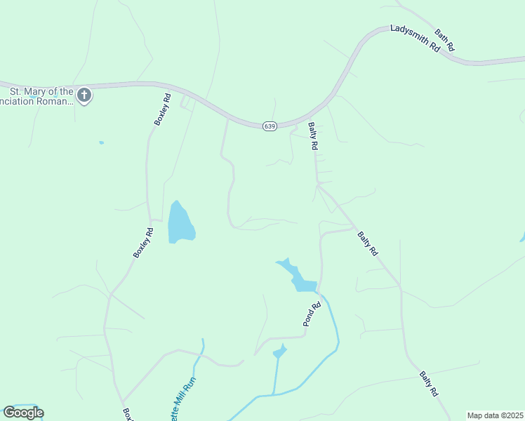 map of restaurants, bars, coffee shops, grocery stores, and more near 11020 Ladysmith Road in Ruther Glen