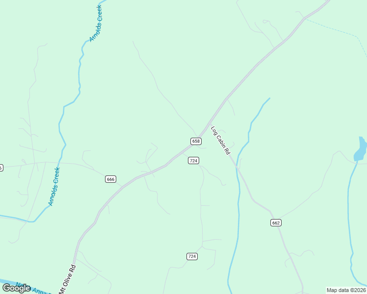 map of restaurants, bars, coffee shops, grocery stores, and more near 2100 Mount Olive Road in Beaverdam