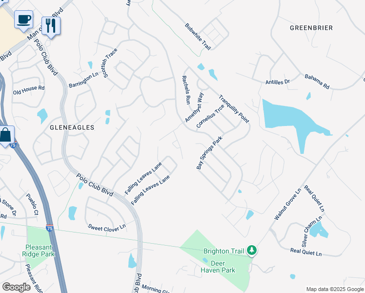 map of restaurants, bars, coffee shops, grocery stores, and more near 3291 Alcott Place in Lexington