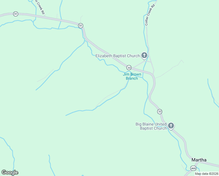 map of restaurants, bars, coffee shops, grocery stores, and more near 23657 Kentucky 32 in Martha