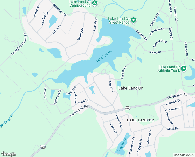 map of restaurants, bars, coffee shops, grocery stores, and more near 308 Land Or Drive in Ruther Glen