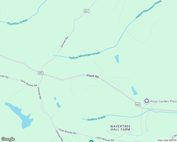 map of restaurants, bars, coffee shops, grocery stores, and more near 7528-7574 County Road 692 in Afton