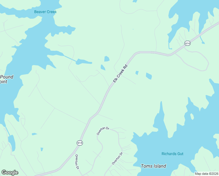 map of restaurants, bars, coffee shops, grocery stores, and more near 2443 Elk Creek Road in Mineral