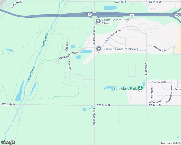map of restaurants, bars, coffee shops, grocery stores, and more near 2015 South Anderson Road in Newton