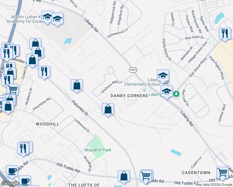map of restaurants, bars, coffee shops, grocery stores, and more near 660 Smugglers Notch Drive in Lexington