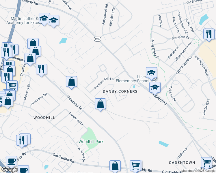 map of restaurants, bars, coffee shops, grocery stores, and more near 660 Smugglers Notch Drive in Lexington