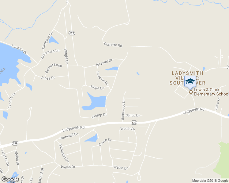 map of restaurants, bars, coffee shops, grocery stores, and more near 364 Crump Dr in Caroline
