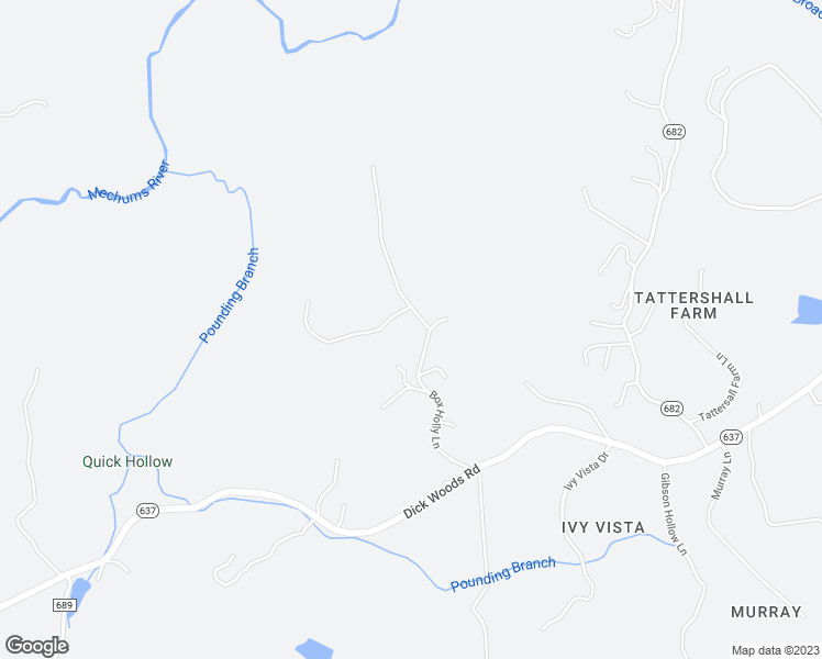 map of restaurants, bars, coffee shops, grocery stores, and more near 588 Box Holly Lane in Charlottesville