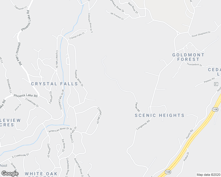 map of restaurants, bars, coffee shops, grocery stores, and more near 21980 Ferrari Road in Sonora