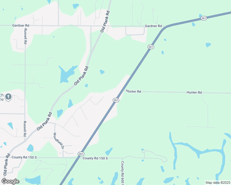map of restaurants, bars, coffee shops, grocery stores, and more near 999 Indiana 261 in Chandler