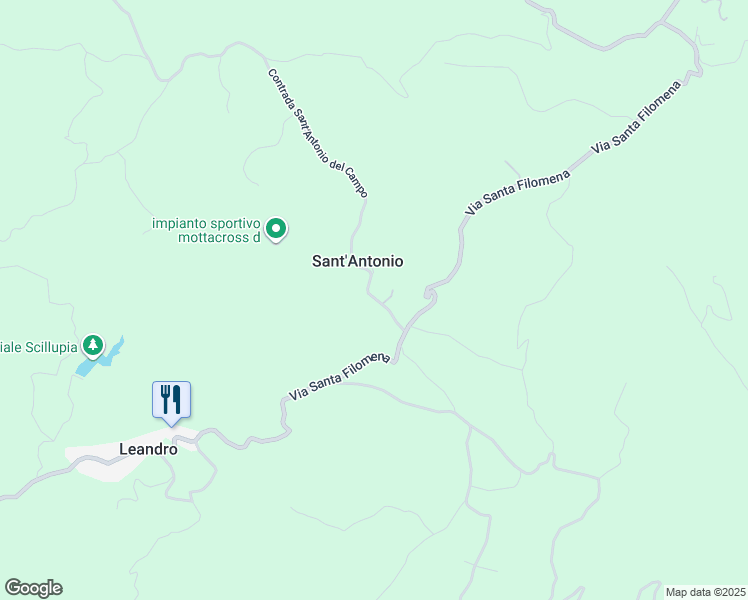 map of restaurants, bars, coffee shops, grocery stores, and more near 5 Contrada Sant'Antonio del Campo in Sant'Antonio
