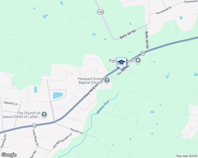 map of restaurants, bars, coffee shops, grocery stores, and more near 5294 Kentucky 44 in Shepherdsville