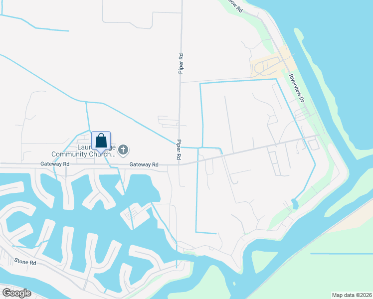 map of restaurants, bars, coffee shops, grocery stores, and more near 5980 Piper Road in Bethel Island