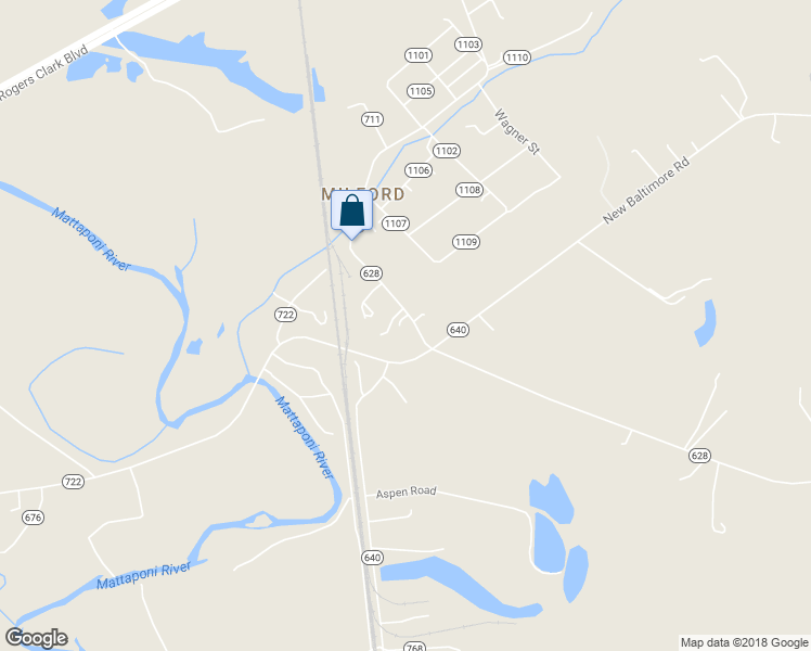 map of restaurants, bars, coffee shops, grocery stores, and more near 15522 Antioch Road in Caroline County