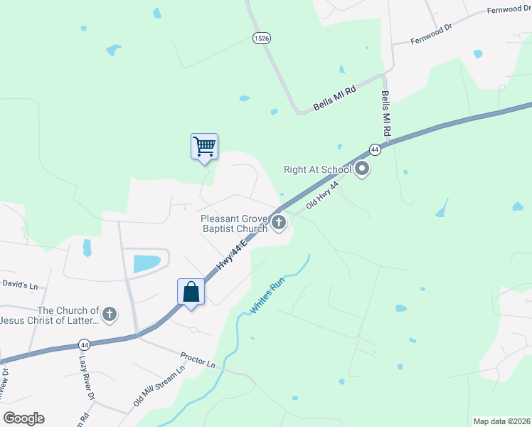 map of restaurants, bars, coffee shops, grocery stores, and more near 5294 Kentucky 44 in Shepherdsville