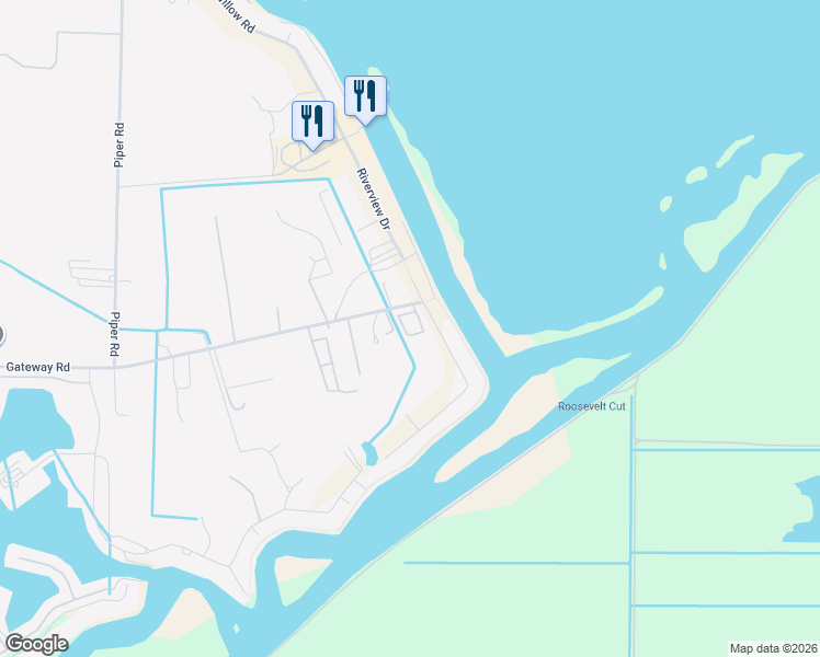 map of restaurants, bars, coffee shops, grocery stores, and more near 4610 Gateway Road in Bethel Island