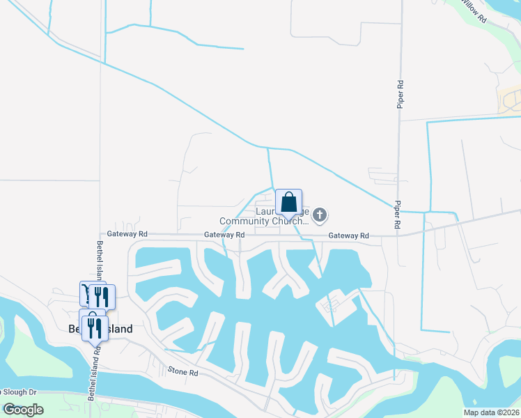 map of restaurants, bars, coffee shops, grocery stores, and more near 228 Fairway Drive in Bethel Island