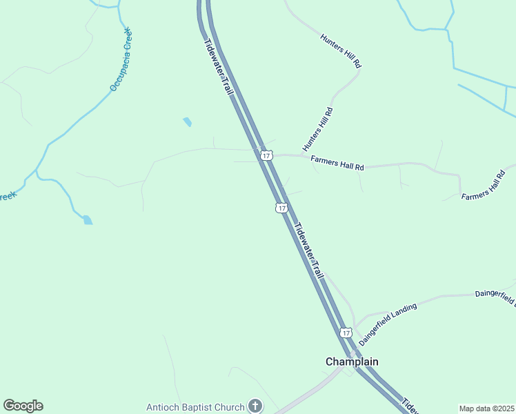 map of restaurants, bars, coffee shops, grocery stores, and more near 10560 Tidewater Trail in Champlain