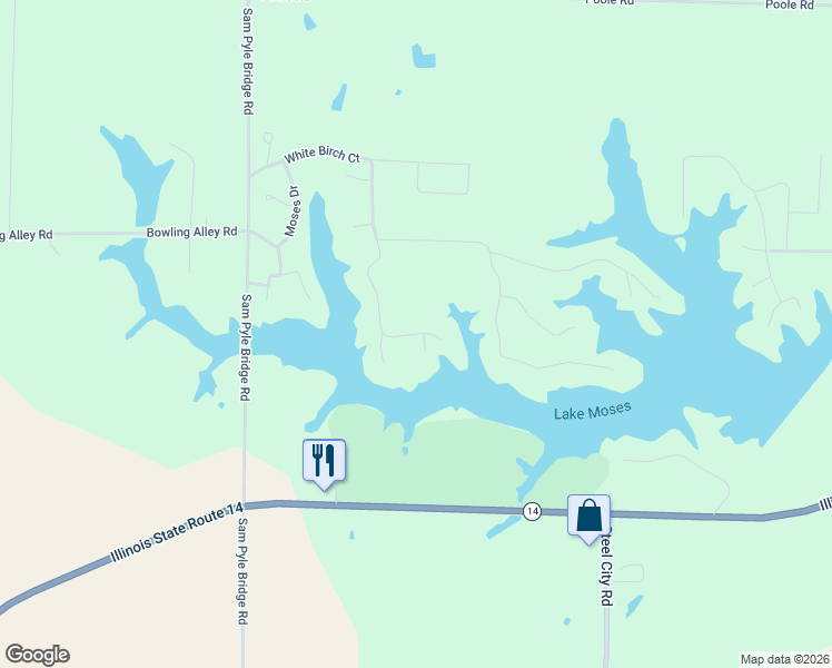 map of restaurants, bars, coffee shops, grocery stores, and more near Lakeview Ln in Franklin
