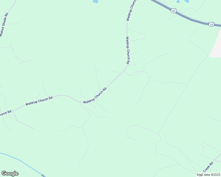map of restaurants, bars, coffee shops, grocery stores, and more near 3478 Waldrop Church Road in Louisa