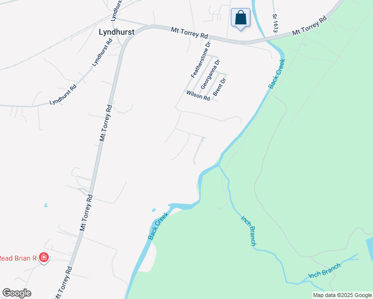 map of restaurants, bars, coffee shops, grocery stores, and more near 34 Whiteoak Circle in Lyndhurst