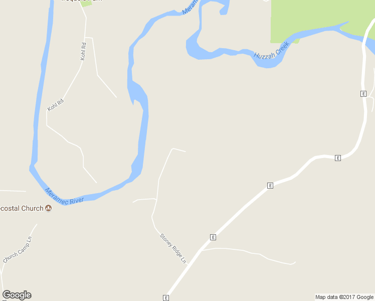 map of restaurants, bars, coffee shops, grocery stores, and more near 98 Stoney Ridge Lane in Steelville