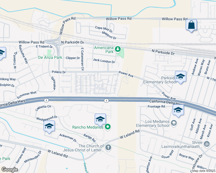 map of restaurants, bars, coffee shops, grocery stores, and more near 285 Auburn in Pittsburg
