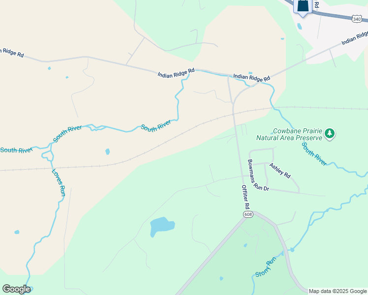 map of restaurants, bars, coffee shops, grocery stores, and more near 135 Offliter Road in Stuarts Draft