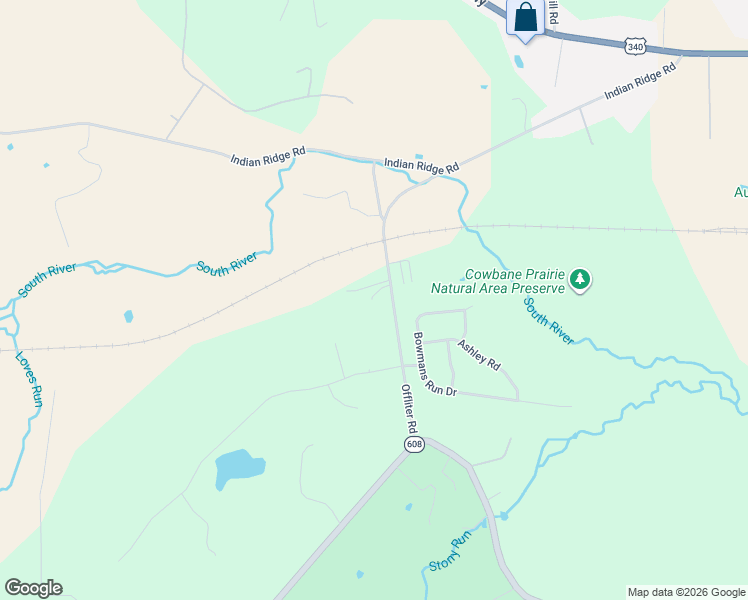 map of restaurants, bars, coffee shops, grocery stores, and more near 139 Offliter Road in Stuarts Draft