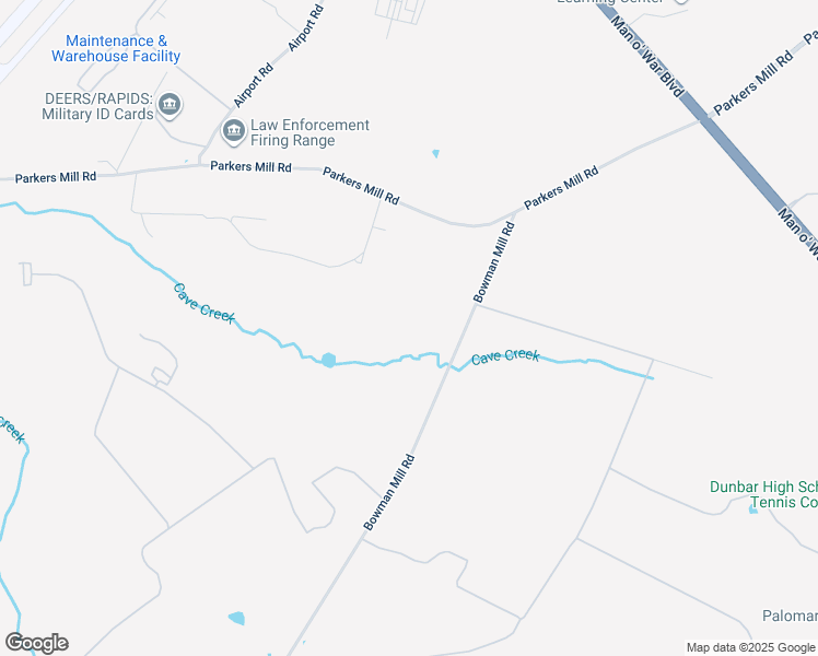 map of restaurants, bars, coffee shops, grocery stores, and more near 3725 Bowman Mill Road in Lexington