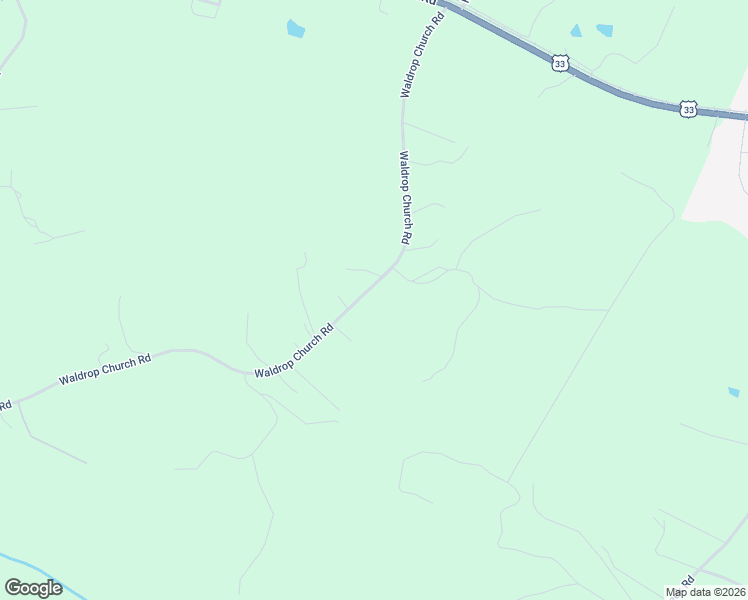 map of restaurants, bars, coffee shops, grocery stores, and more near 3560 Waldrop Church Road in Louisa