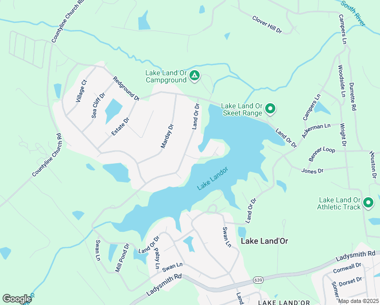 map of restaurants, bars, coffee shops, grocery stores, and more near 11 Greenvale Court in Ruther Glen