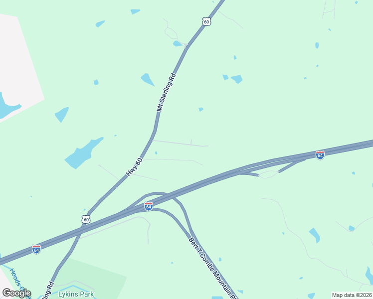 map of restaurants, bars, coffee shops, grocery stores, and more near 2509 Mount Sterling Road in Winchester