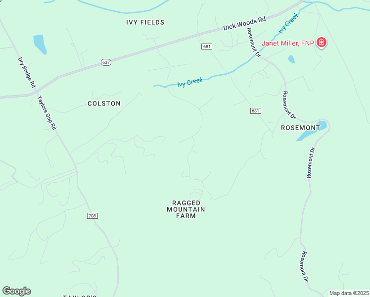 map of restaurants, bars, coffee shops, grocery stores, and more near 635 Ragged Mountain Drive in Charlottesville