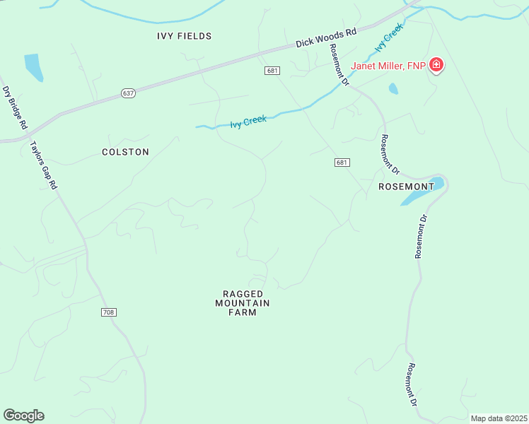 map of restaurants, bars, coffee shops, grocery stores, and more near 605 Ragged Mountain Drive in Charlottesville