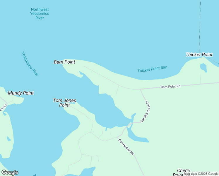 map of restaurants, bars, coffee shops, grocery stores, and more near 268 Barn Point Road in Lottsburg