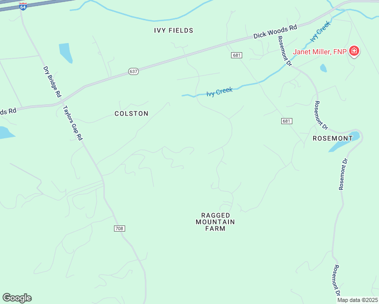 map of restaurants, bars, coffee shops, grocery stores, and more near 3605 Raleigh Mountain Trail in Charlottesville