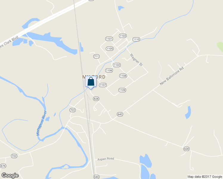 map of restaurants, bars, coffee shops, grocery stores, and more near 15498 Mathias Avenue in Caroline County