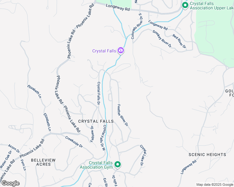 map of restaurants, bars, coffee shops, grocery stores, and more near 22100 Feather River Drive in Sonora