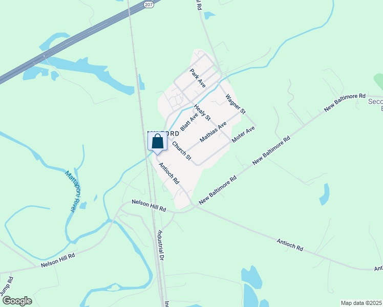 map of restaurants, bars, coffee shops, grocery stores, and more near 15498 Mathias Avenue in Caroline County