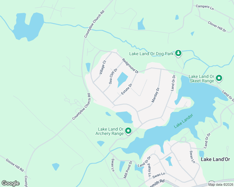 map of restaurants, bars, coffee shops, grocery stores, and more near 205 Estate Drive in Ruther Glen
