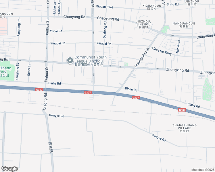 map of restaurants, bars, coffee shops, grocery stores, and more near You Yi Jie in Shi Jia Zhuang Shi