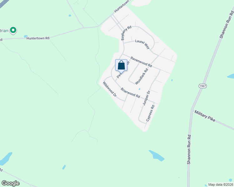 map of restaurants, bars, coffee shops, grocery stores, and more near 104 Wildwood Drive in Versailles